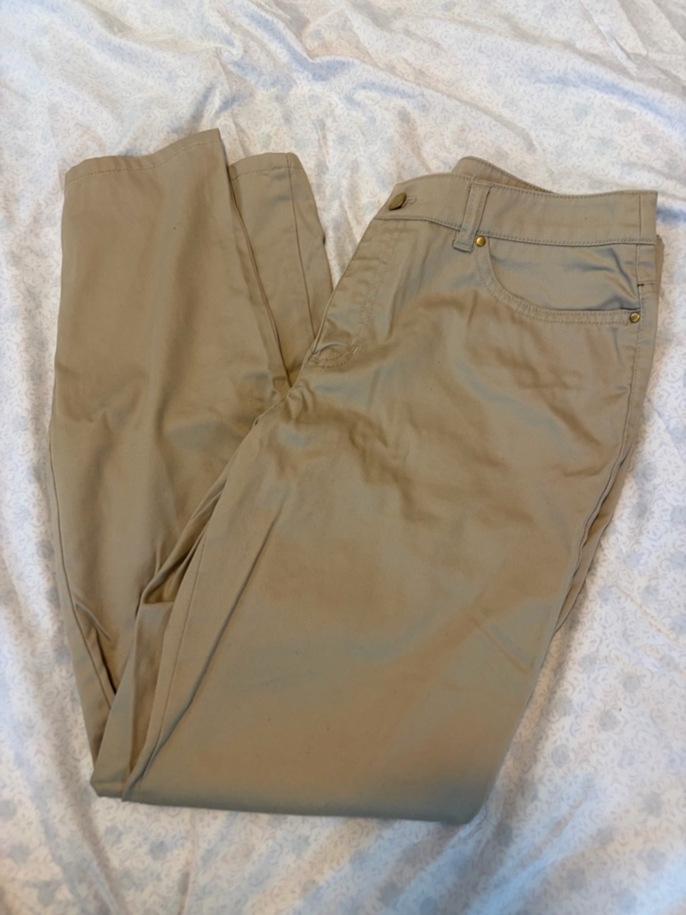 Jones New York stretch easy care khakis